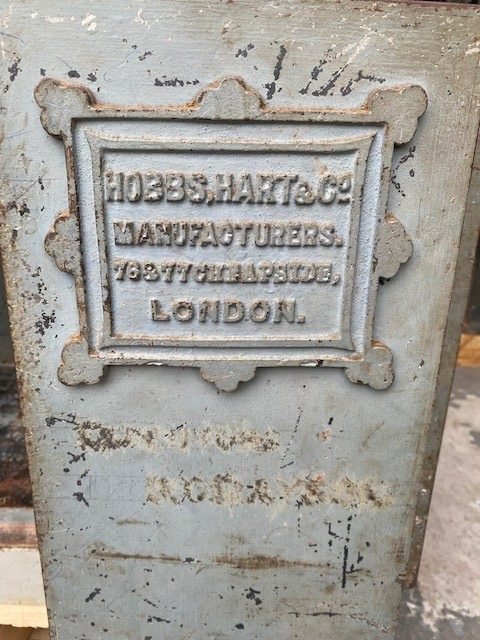 Antique Safe Used Safe On Sale! A. Hobbs, Hart & Co Antique Safe Sunshine Coast / Keylock / Fire Rated - Image 3