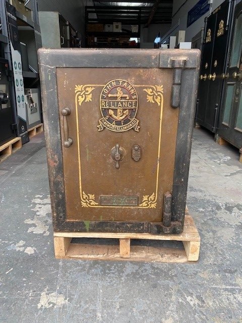 Antique Used Safe On Sale! John Tann Antique Safe Sunshine Coast / Keylock / Fire Rated )
