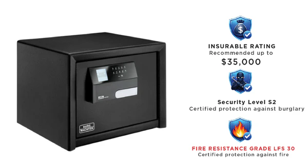 Burg Wachter Safes Sunshine Coast - Profi-Safe PRS-510E - Electronic ( New Version) Floor Stock